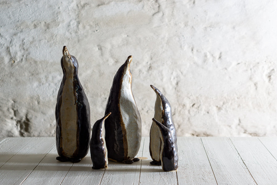 Pinguïn - Handgemaakt keramiek - Medium